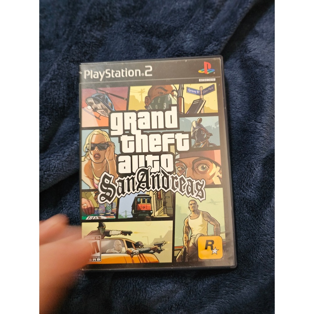 Grand Theft Auto San Andreas Sony PlayStation 2 PS2 Rockstar Games Complete CIB